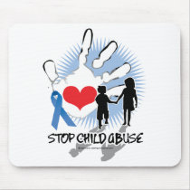 Child Abuse Handprint Mouse Mats