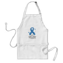 Child Abuse Ribbon of Butterflies Aprons