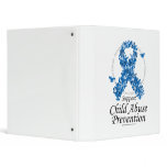 Child Abuse Ribbon of Butterflies Binder