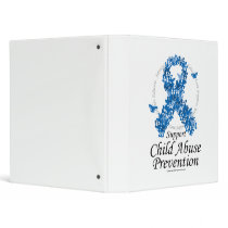 Child Abuse Ribbon of Butterflies binders