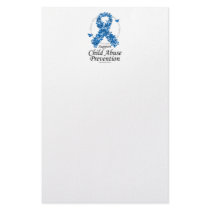 Child Abuse Ribbon of Butterflies stationery by fightcancertees Child Abuse Ribbon of Butterflies stationery