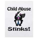 Child Abuse Stinks Skunk Awareness Design Flyers