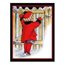 Child at the Gate Post Card