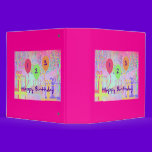 Child Birthday Three Years Old - Happy Birthday! binders