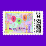 Child Birthday Three Years Old - Happy Birthday! stamps