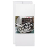 CHILD CARE 3 CUSTOM RACK CARD