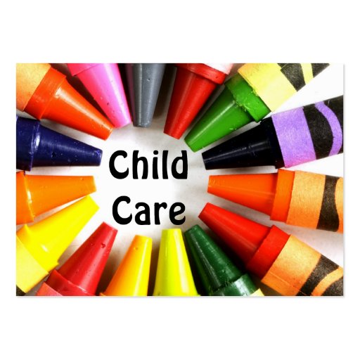 Child Care  Business card (front side)