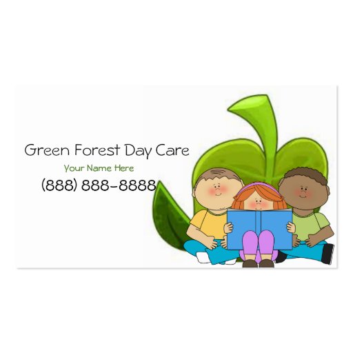 Child Care/Day Care Business Card Zazzle Child Care/Day Care Business Card Zazzle