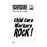 Child Care Workers Rock ! Postage Stamp