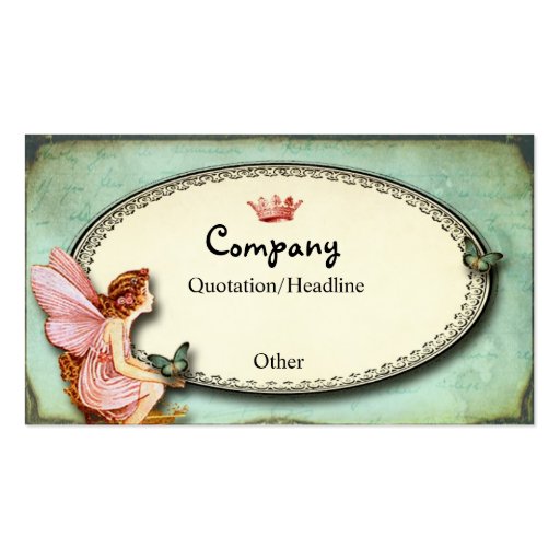 Child Fairy Business Card (front side)