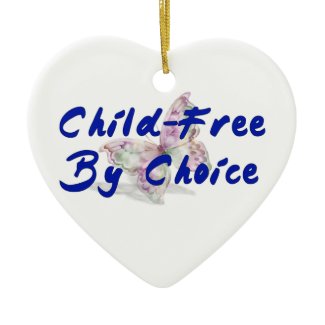 Child-Free Butterfly ornament