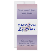 Child-Free Butterfly rack cards