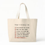 Child-Free Checklist bags