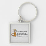Child-Free Kitty Cat Key Chain