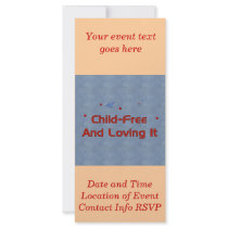 Child-Free Loving It rack cards