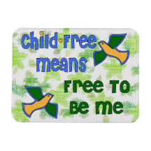 Child-Free Me Rectangular Magnets