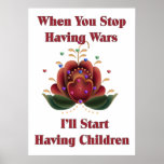 Child-Free Pacifist Poster