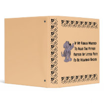 Child-Free Puppy Dog Binders