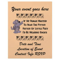 Child-Free Puppy Dog flyers
