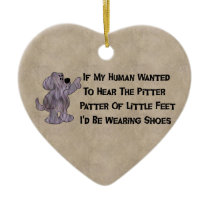 Child-Free Puppy Dog Christmas Ornaments