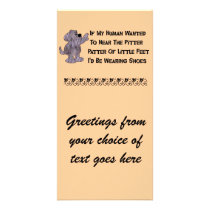 Child-Free Puppy Dog photo cards