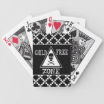 Child-Free Zone Bicycle Card Deck