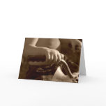 child hands on tricycle cards