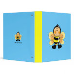 Child in a bee costume binders