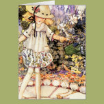 Child in Garden Card