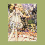 Child in Garden Postcard