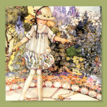 Child in Garden Print