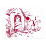 (Child) In the Dog House Postcard