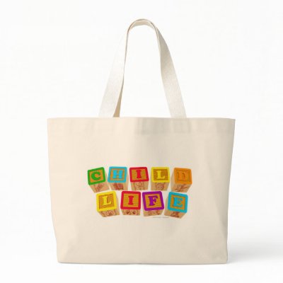 Child Life Blocks totebag by teejaytee