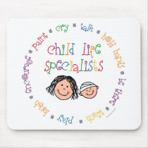 Child Life Specialists Mousepad by teejaytee Child Life Specialists Mousepad