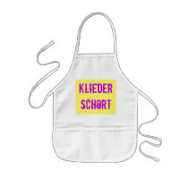 Child makes a mess apron