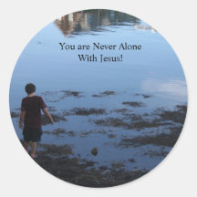Child Never Alone with Jesus, stickers