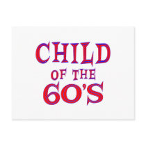 Child of 60s postcard