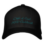 Child of God AND Goddess embroidered hats