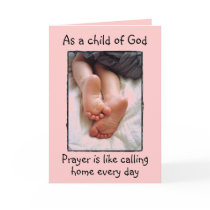 Child of God blank card