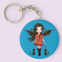Child of Halloween Cute Vampire Keychain