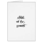 Child of the Groom Card