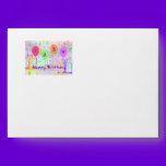 Child or Kid Birthday Four Years Happy Birthday! envelopes