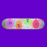 Child or Kid Birthday Four Years Happy Birthday! skateboards