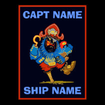 Child Pirate Name Sign posters