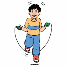 Child Playing with a Jump Rope Photo Sculptures