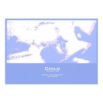 "Child" Poster - Blue Horizontal