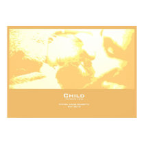"Child" Poster - Orange Horizontal