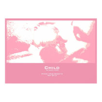 "Child" Poster - Pink Horizontal