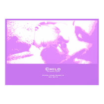 "Child" Poster - Purple Horizontal