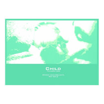 "Child" Poster - Teal Horizontal